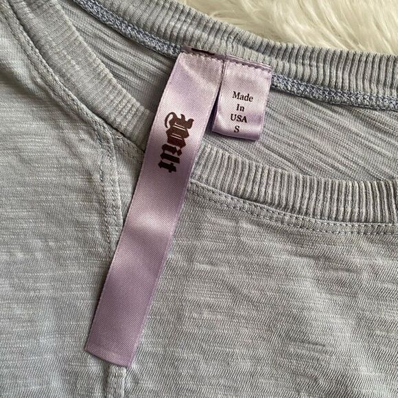 Wilt Raw Hem Asymmetrical Top Cotton Stretchy Womens Size Small - Picture 7 of 8